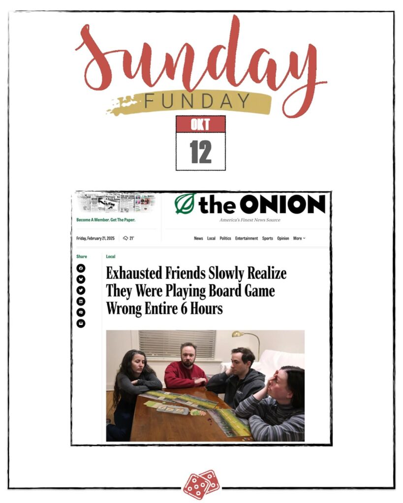 P&aring; s&ouml;ndag &auml;r det l&auml;ge f&ouml;r en ny speldag!
https://slingan.se/event/sunday-funday-v41/#rsvp-now